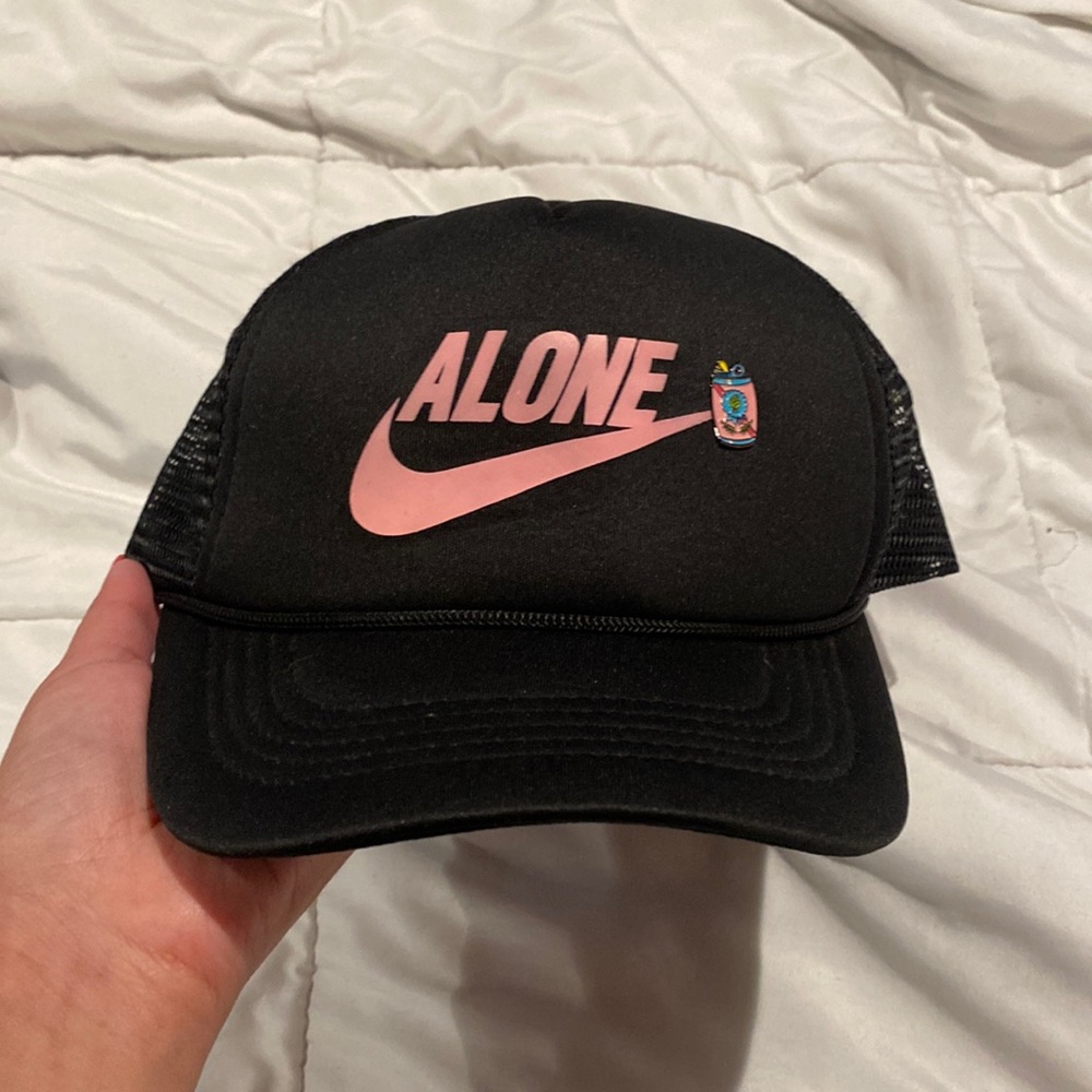 Alone trucker hat